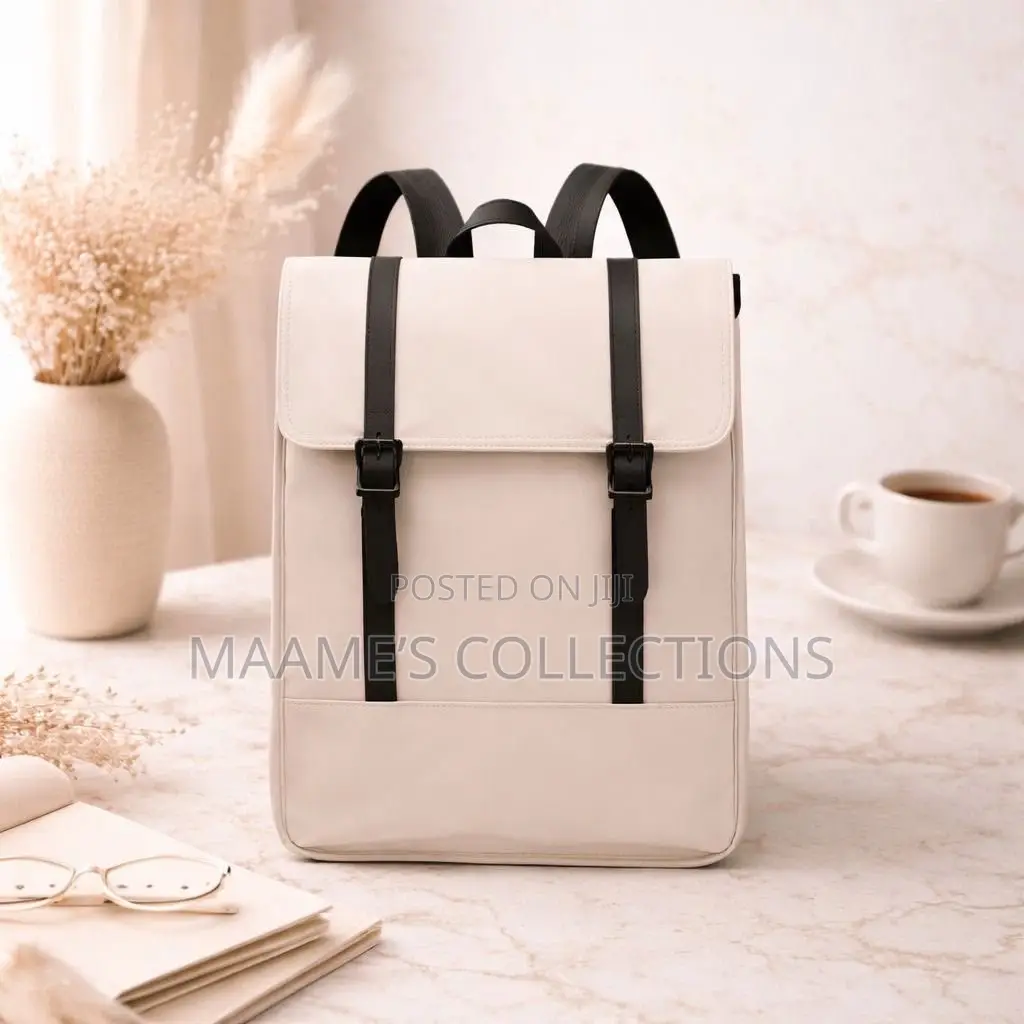 Elegant Leather Backpack | Unisex Laptop Travel Bag