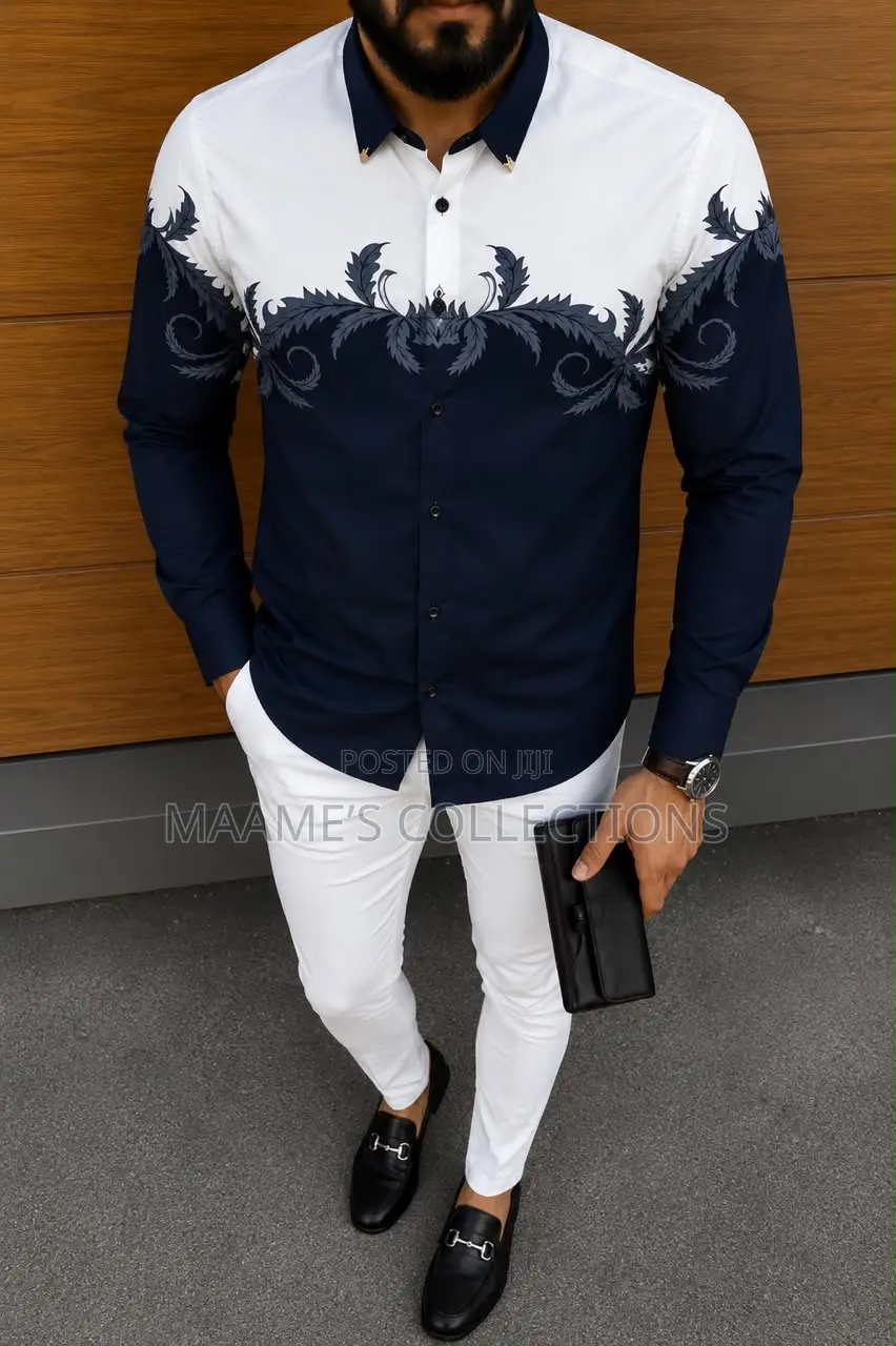 Trendy Long-Sleeve Shirt for Men