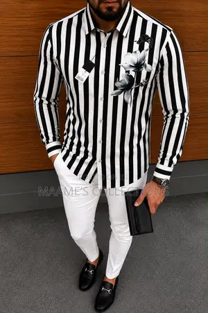 Trendy Long-Sleeve Shirt for Men