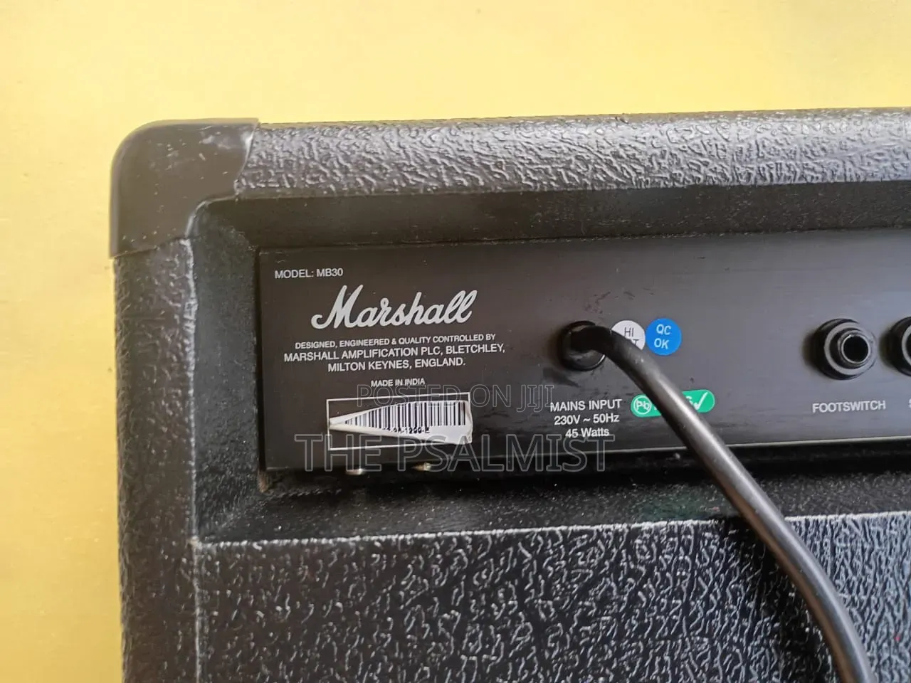 Marshall MB 30 Bass Guitar Combo