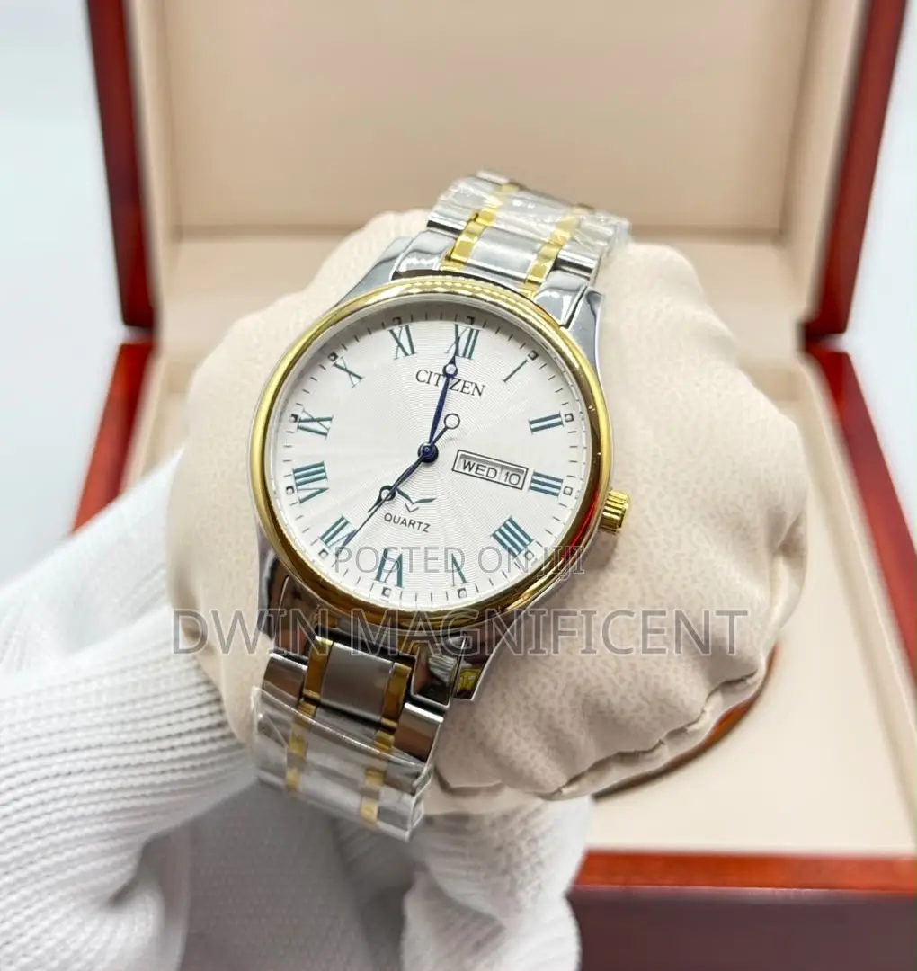 Citizen Quartz Watch With Roman Numerals