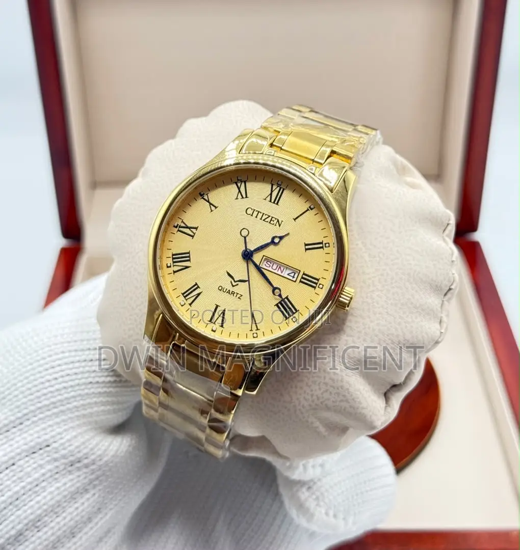 Citizen Quartz Watch With Roman Numerals