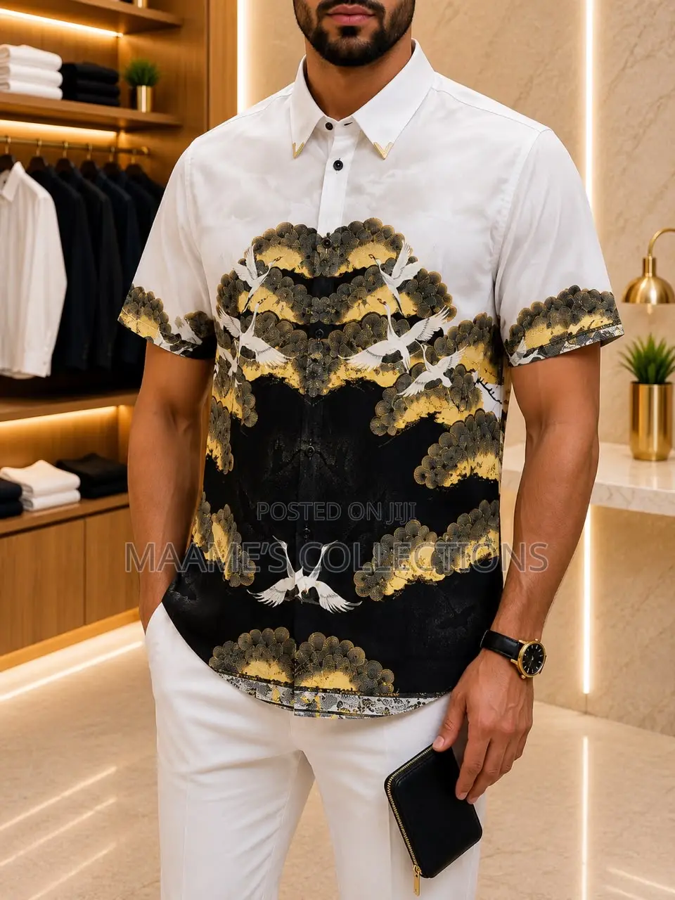 Men’s Premium Printed Short Sleeve Shirts | Assorted Designs