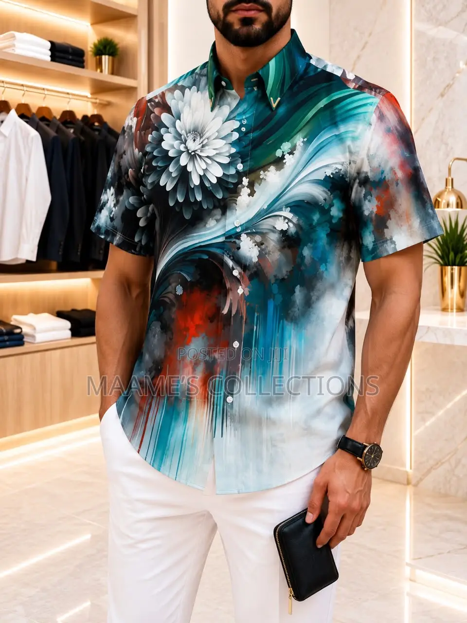 Men’s Premium Printed Short Sleeve Shirts | Assorted Designs