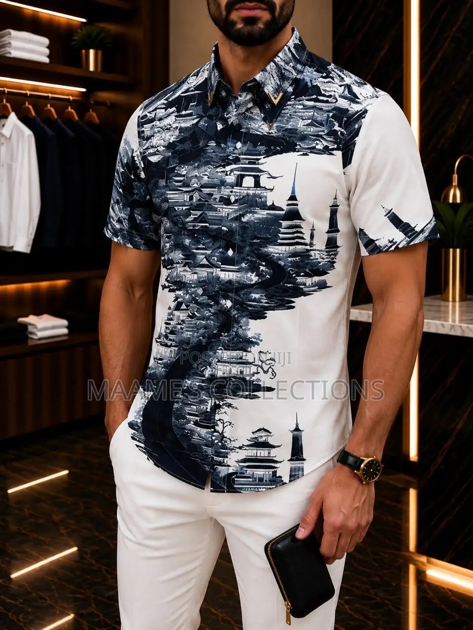 Men’s Premium Printed Short Sleeve Shirts | Assorted Designs