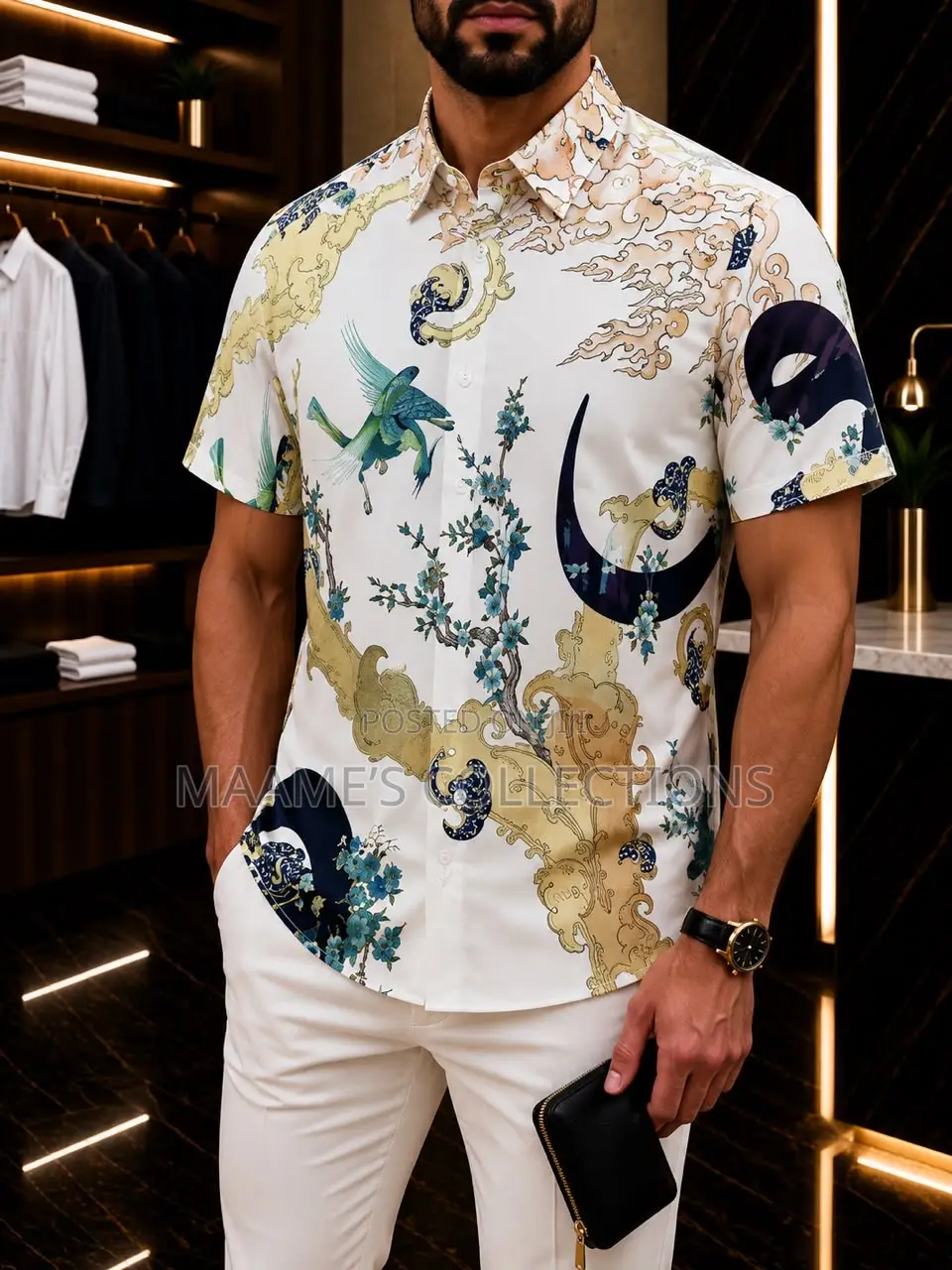 Men’s Premium Printed Short Sleeve Shirts | Assorted Designs