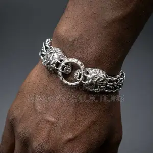 Men’s Stainless Steel Chain Link Bracelet