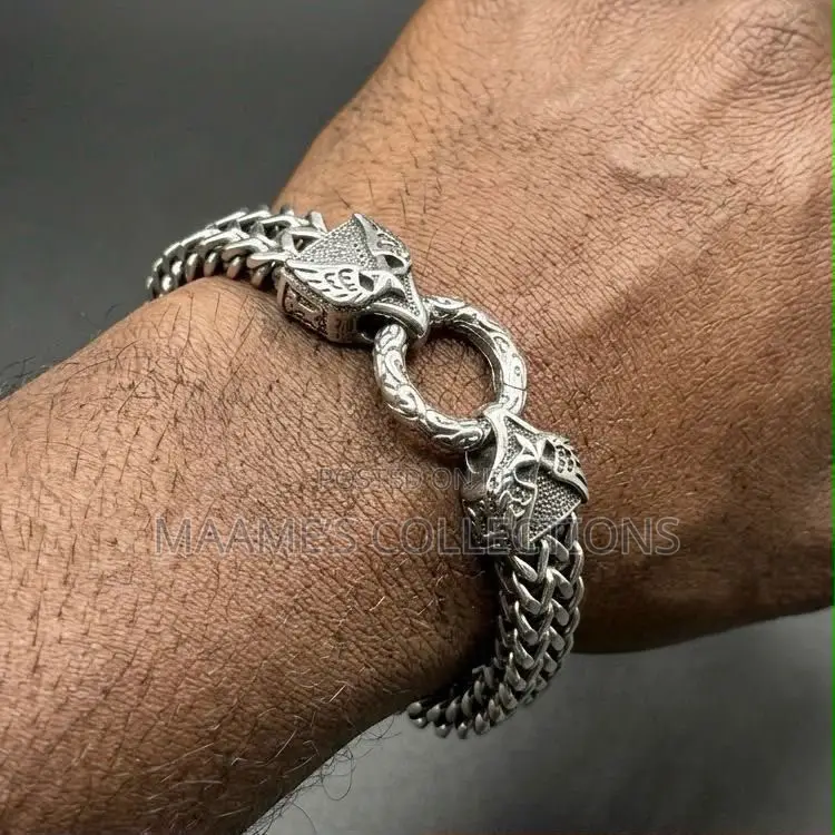 Men’s Stainless Steel Chain Link Bracelet