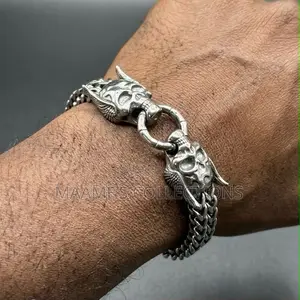 Men’s Stainless Steel Chain Link Bracelet