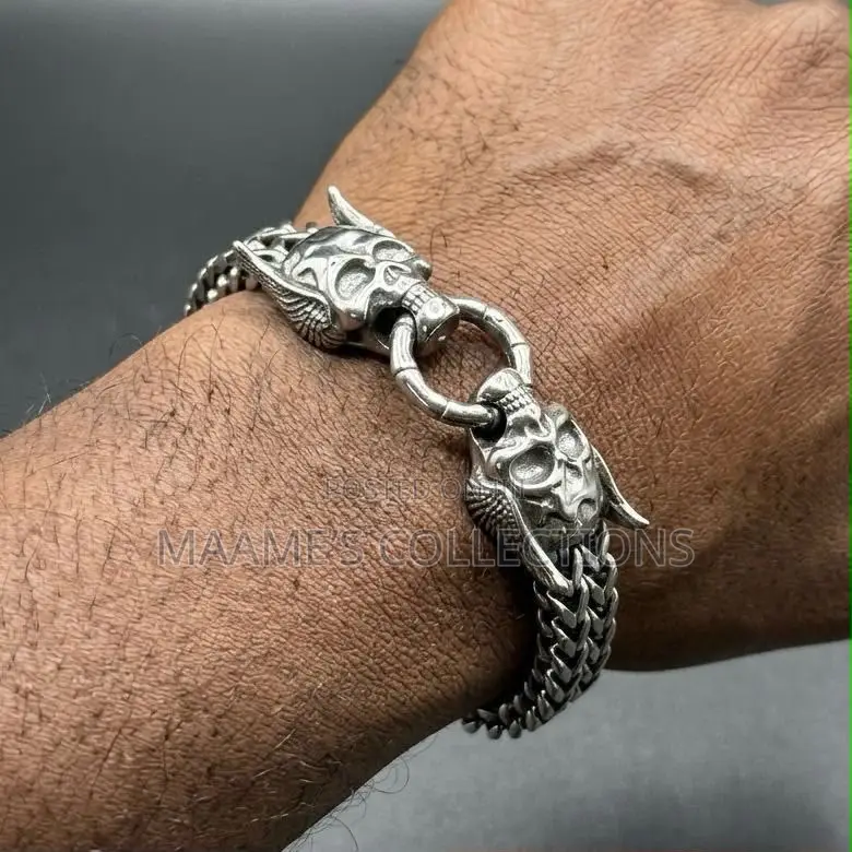 Men’s Stainless Steel Chain Link Bracelet
