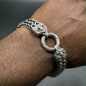 Men’s Stainless Steel Chain Link Bracelet