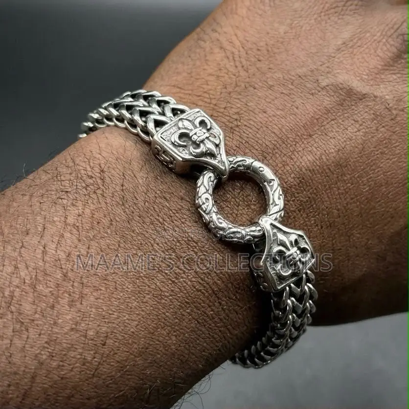 Men’s Stainless Steel Chain Link Bracelet