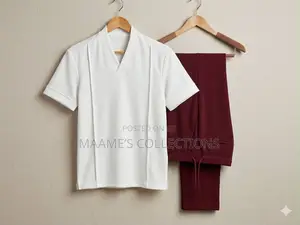 Men's Casual Top and Down Trouser 2-Piece Set