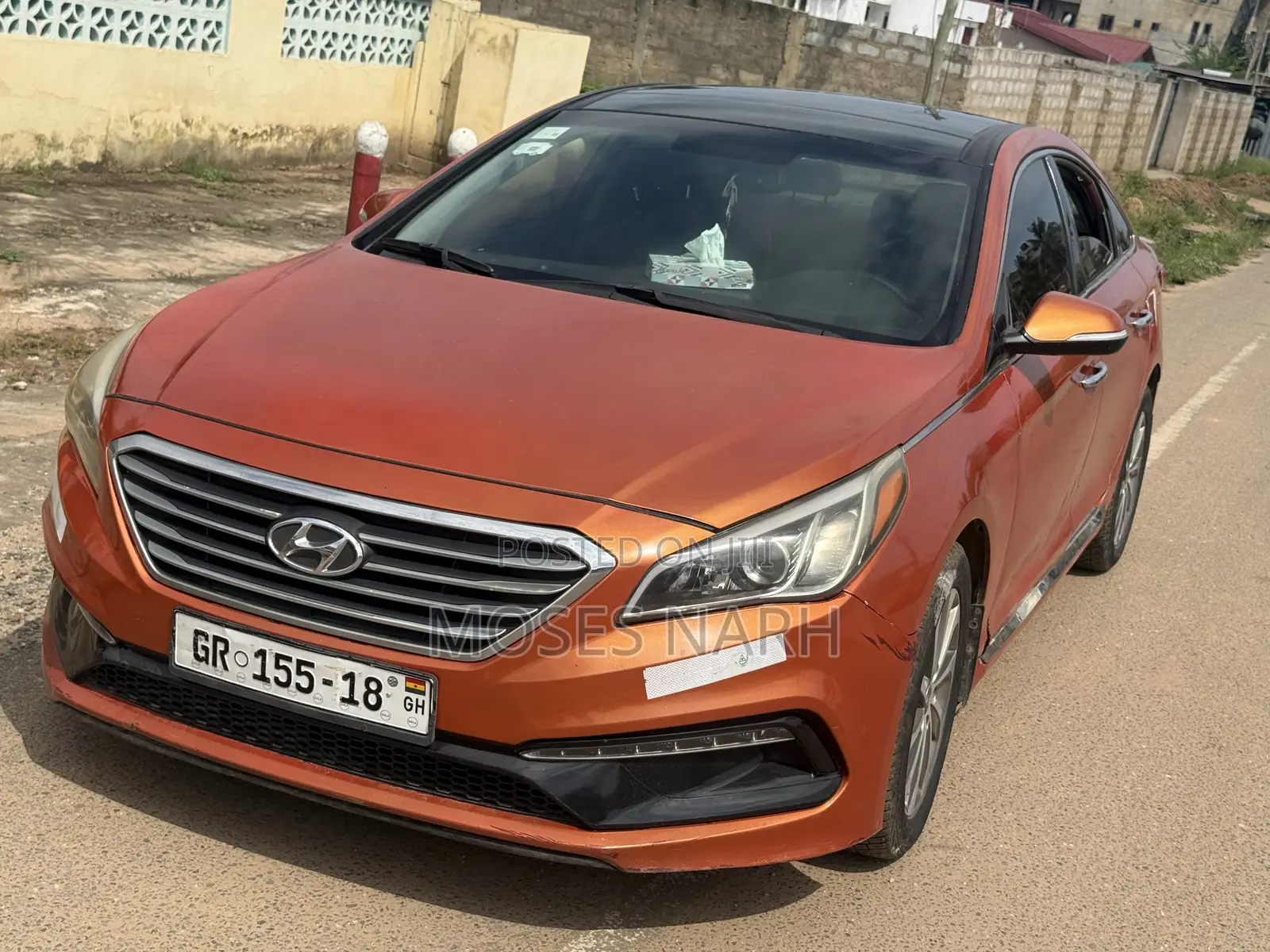 Hyundai Sonata 2017 Orange