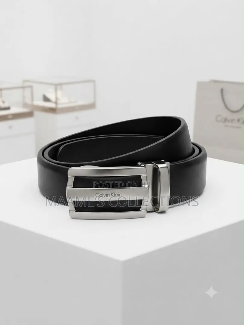 Premium Designer Buckle Leather Belts – Unisex