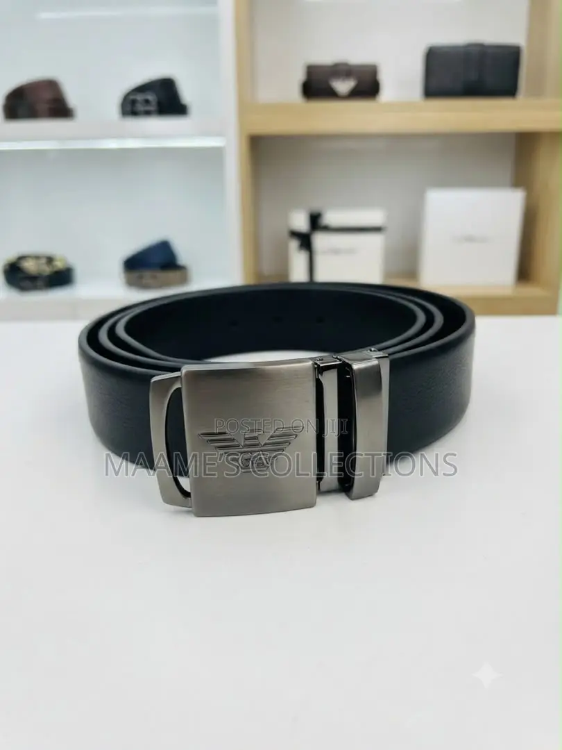 Premium Designer Buckle Leather Belts – Unisex
