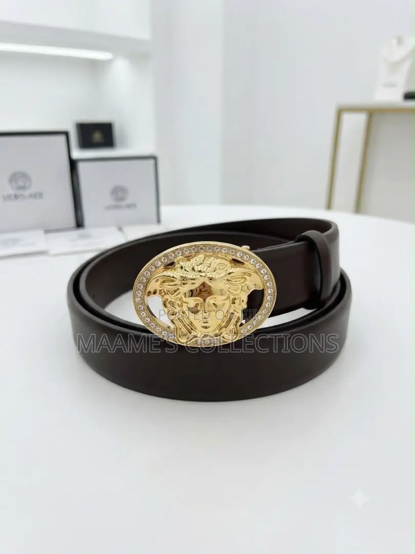 Premium Designer Buckle Leather Belts – Unisex
