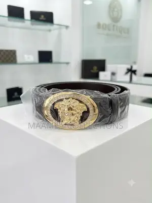 Premium Designer Buckle Leather Belts – Unisex