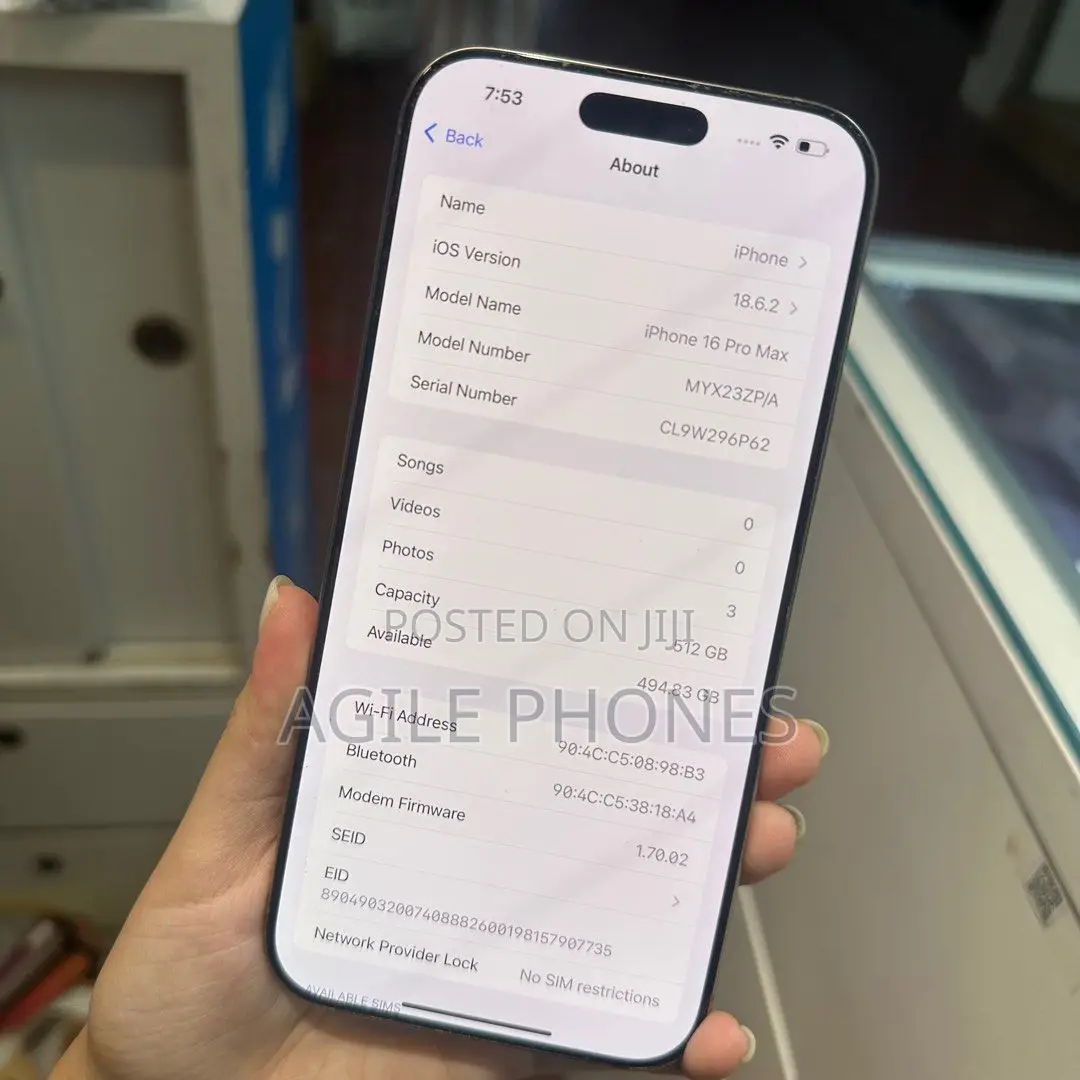 New Apple iPhone 16 Pro Max 512 GB Black