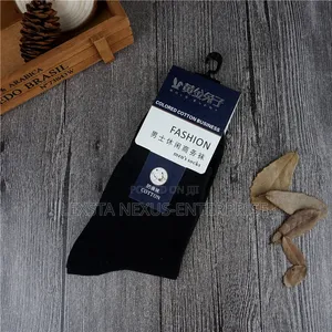 Mid-Calf Socks - Black ,White, Dark Grey, Dark Blue Light Grey