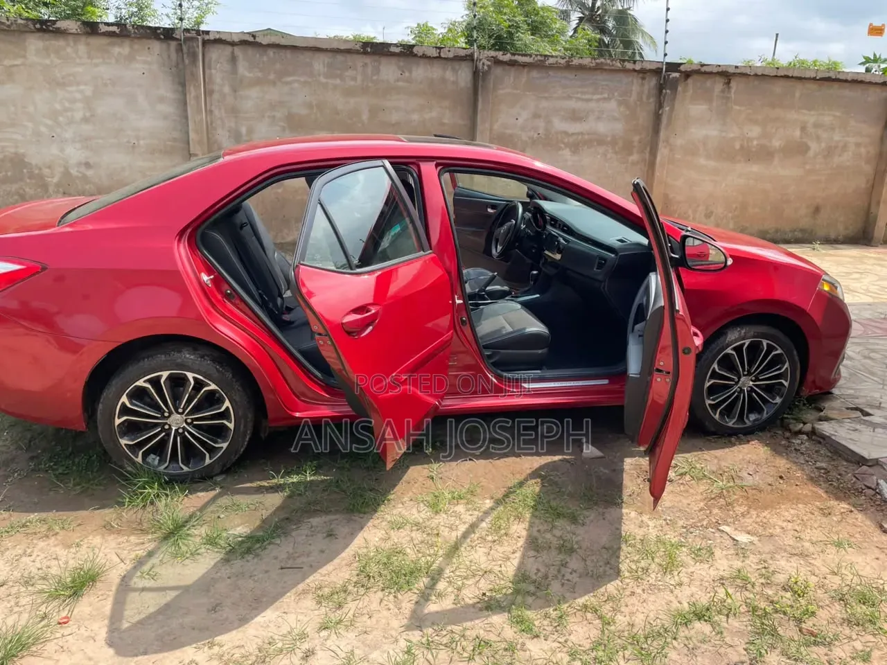 Toyota Corolla S Premium 4dr Sedan (1.8L 4cyl CVT) 2016 Red