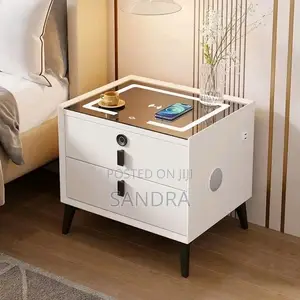 Chargeable Table With Drawers