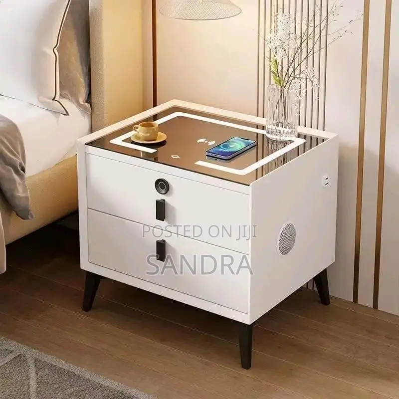 Chargeable Table With Drawers