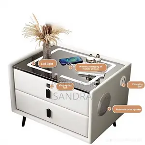 Chargeable Table With Drawers
