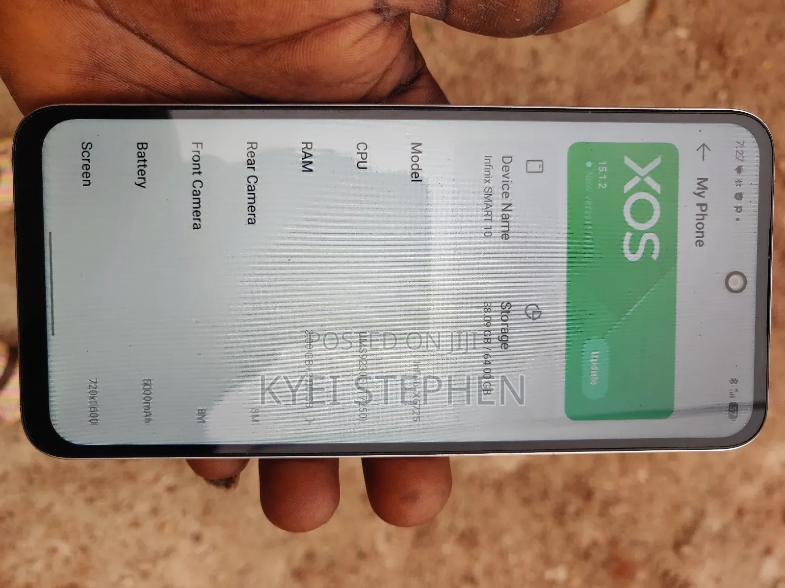 Infinix Smart 10 64 GB Silver