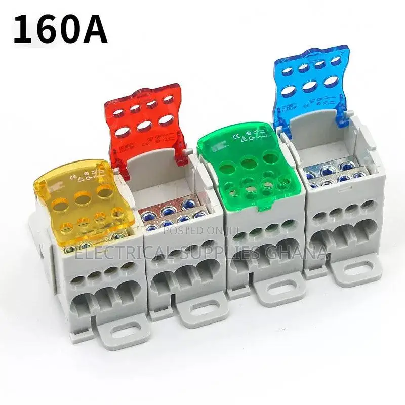 UKK 160A DIN Rail Distribution Terminal Block Junction Box