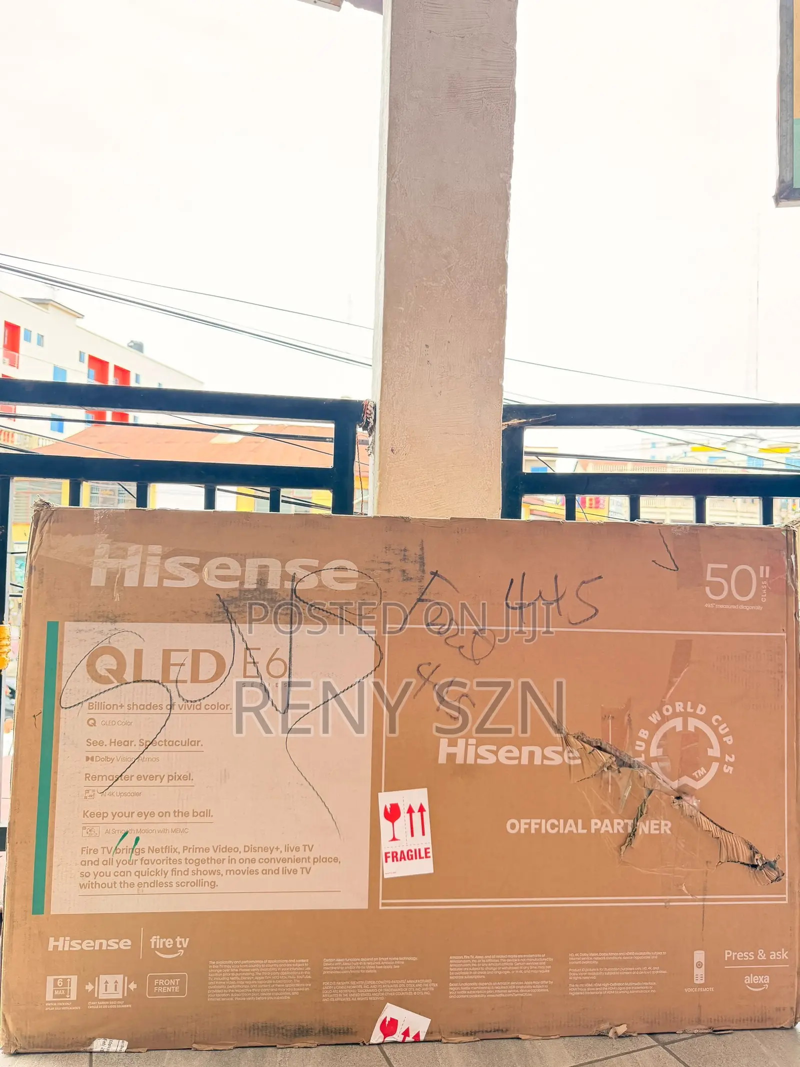 Hisense 50 Inch E6 Cinema Series Hi-Qled UHD Smart TV