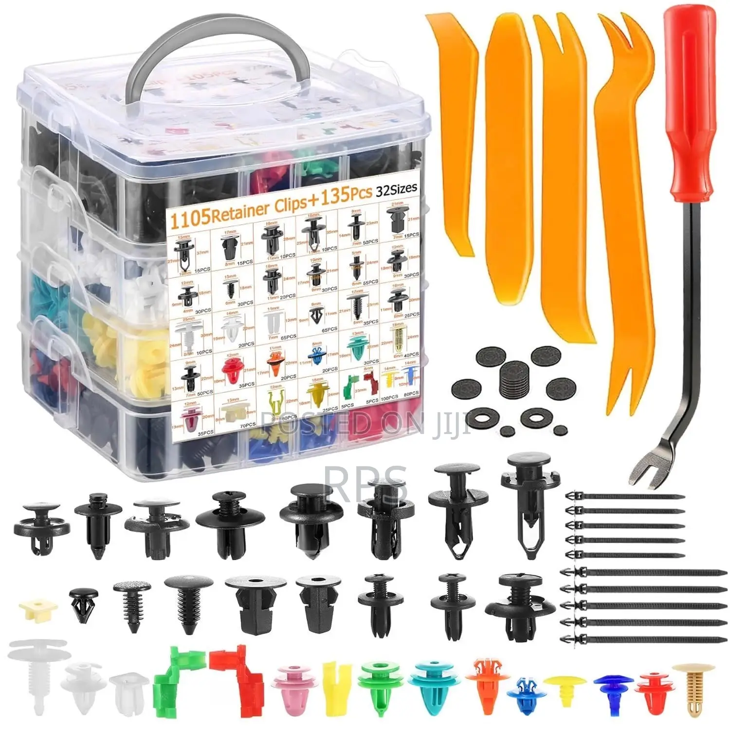 1240pcs Vehicle Retainer Clips