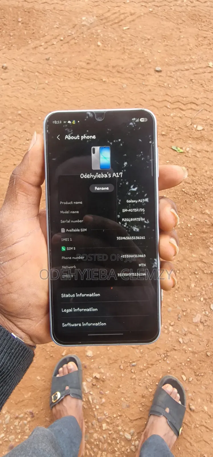 Samsung Galaxy A17 128 GB Silver
