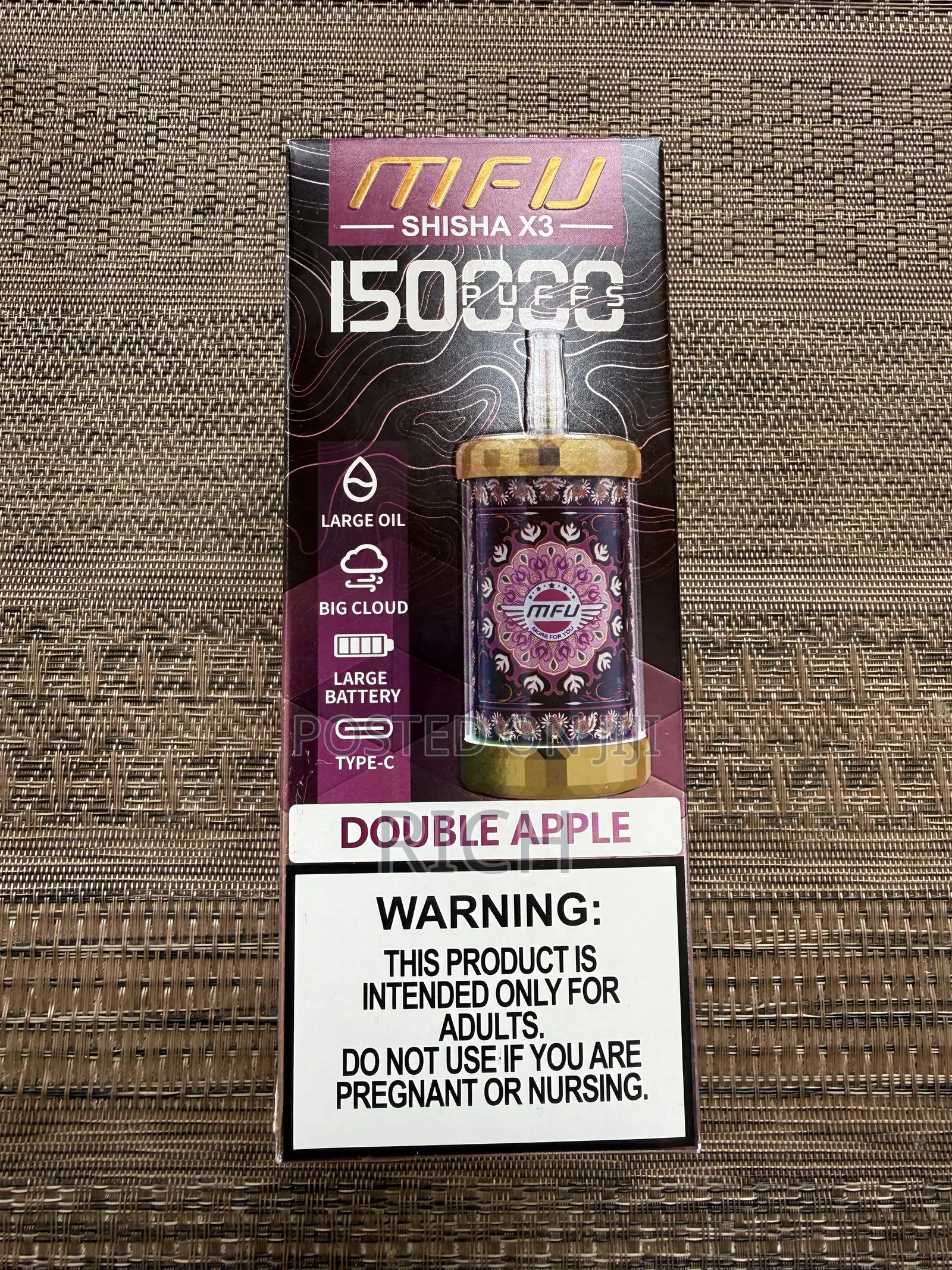 Mfu Shisha/Hookah Vape Puffs