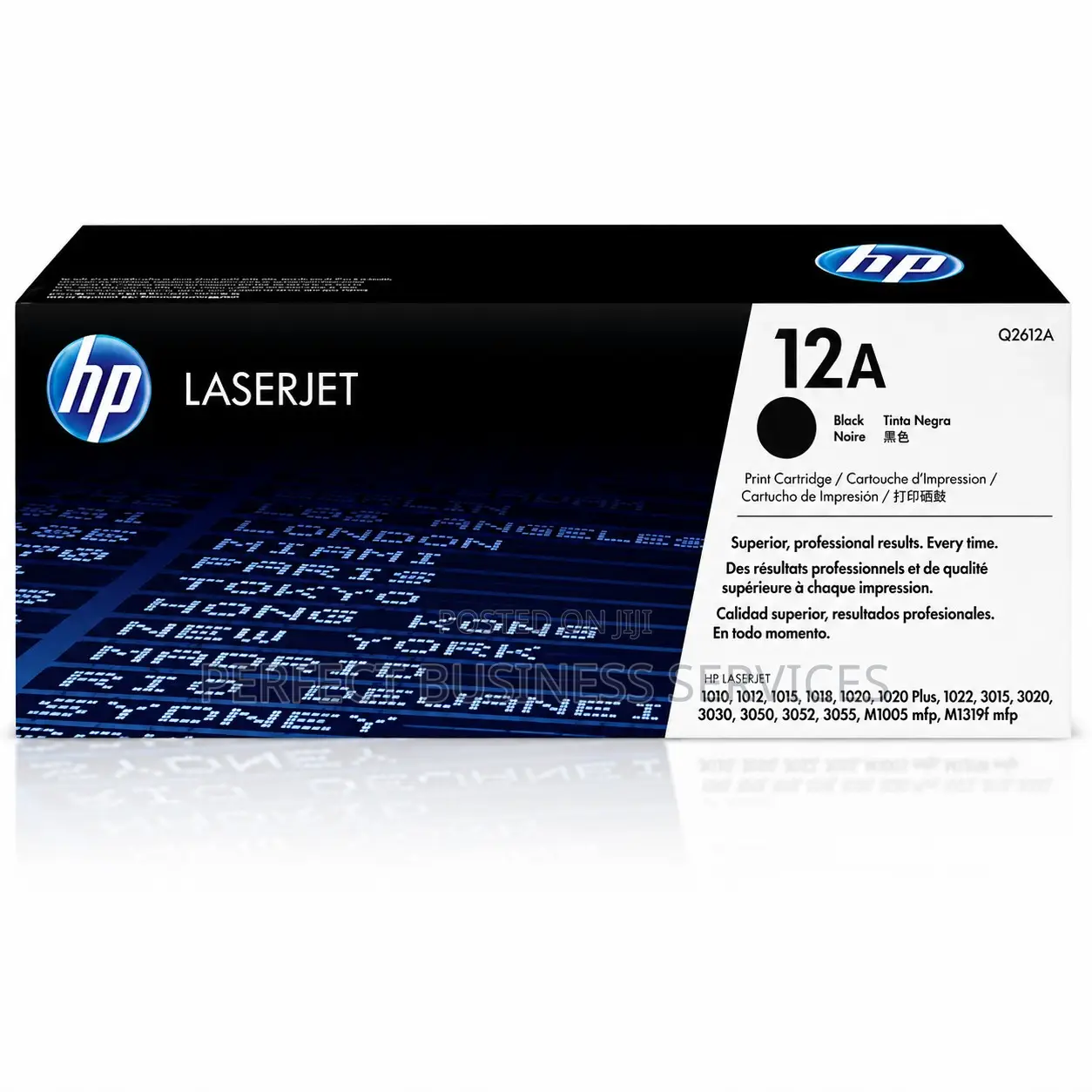 Original HP 12A (Q2612A) Black LaserJet Toner Cartridge