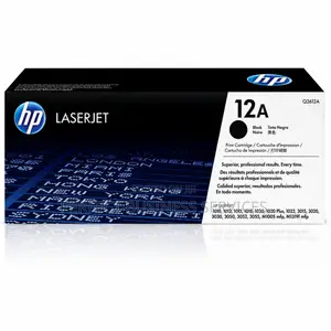 Original HP 12A (Q2612A) Black LaserJet Toner Cartridge