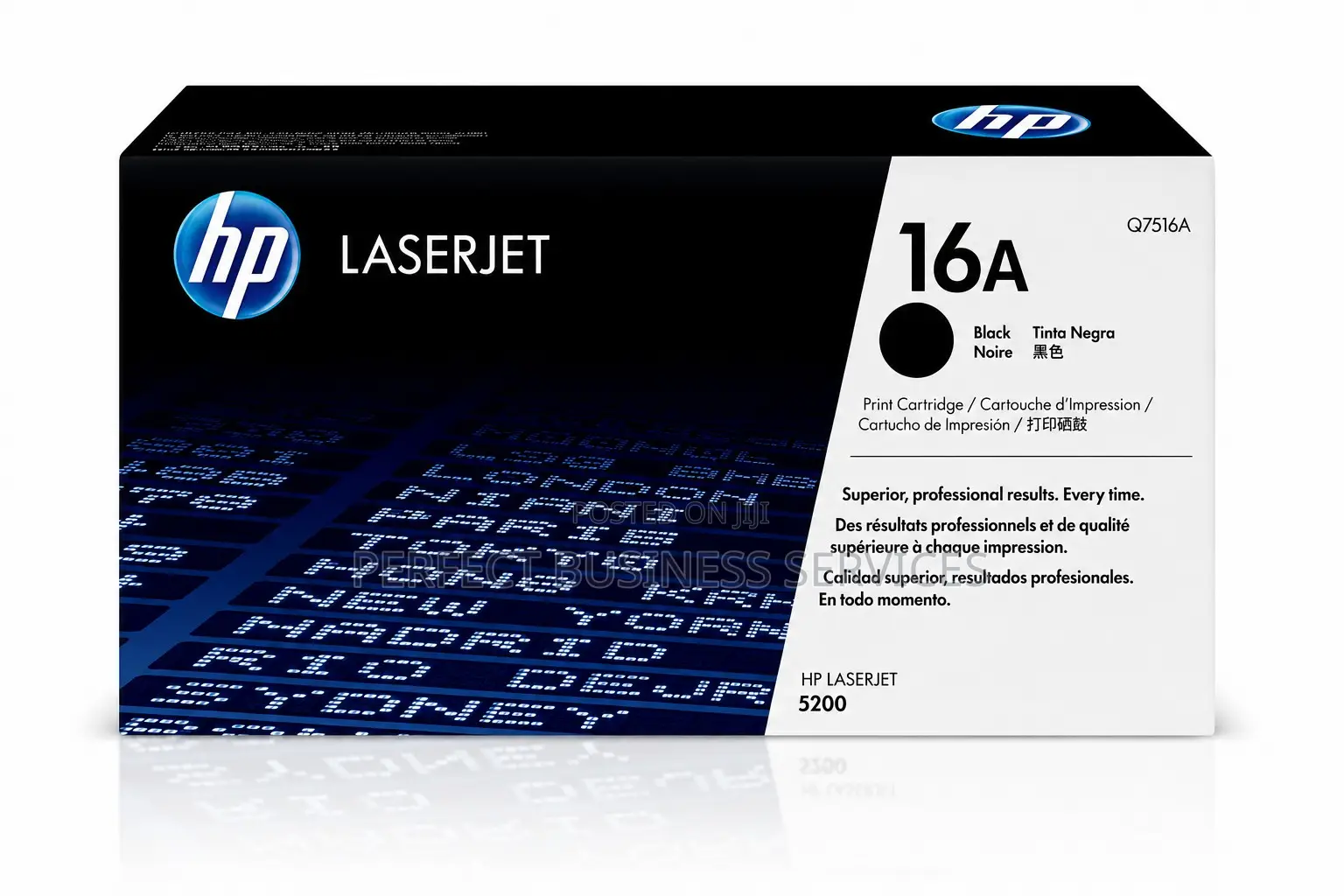 Original HP 16A (Q7516A) Black LaserJet Toner Cartridge