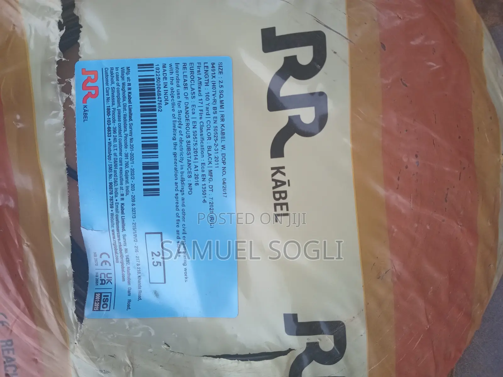 2.5 Mm Electrical Cable RR