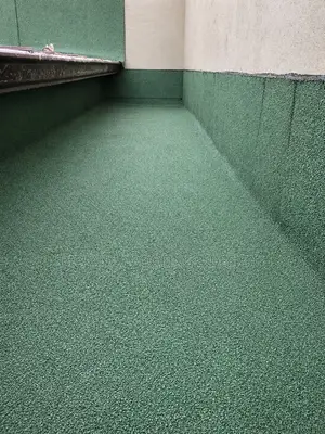 Bitumen Membrane Installation for Waterproof Barrier Against Leakage.