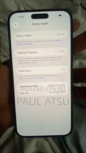 Apple iPhone 16 Plus 128 GB Black