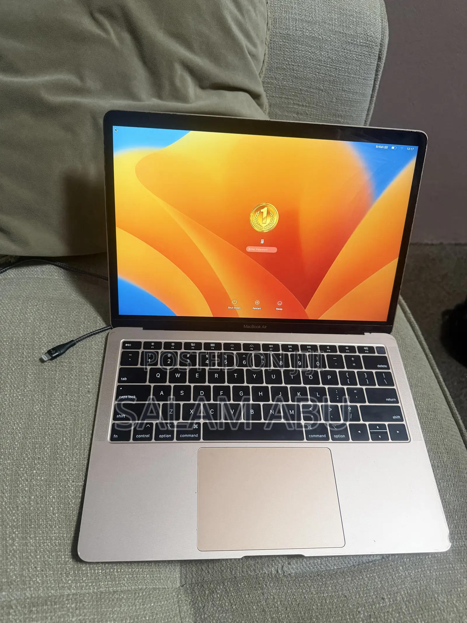 Laptop Apple MacBook Air 2019 8GB Intel Core i5 SSD 128GB