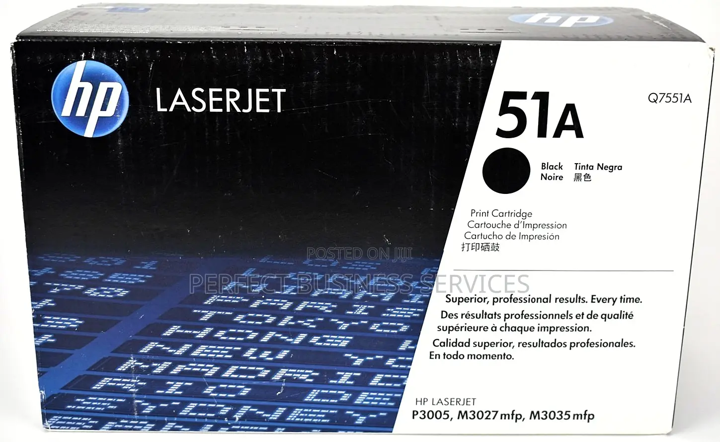 Original HP 51A (Q7551A) Black LaserJet Toner Cartridge