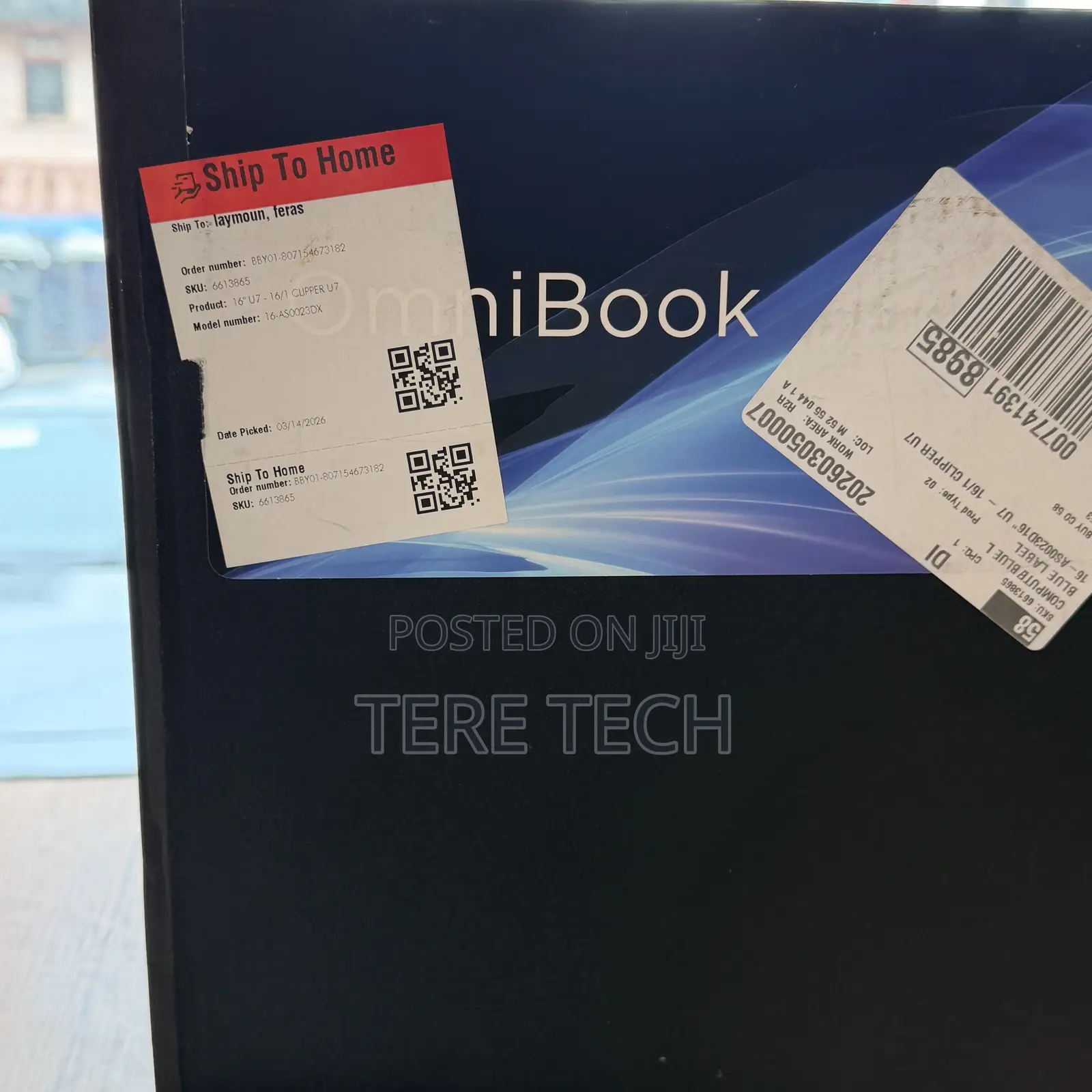 New Laptop HP OmniBook X Flip 16" 16GB Intel Core Ultra 7 SSD 1T