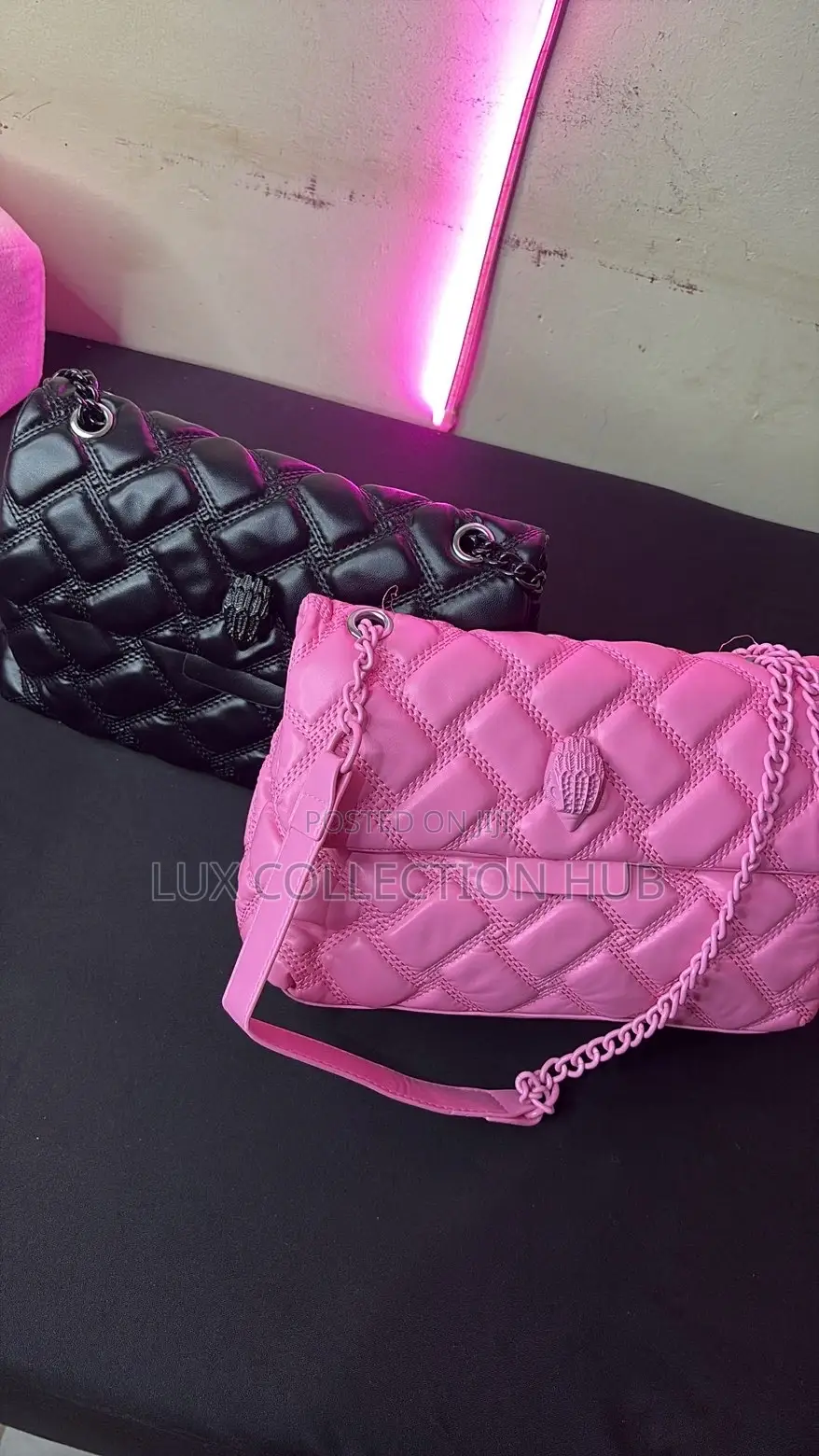 Kurt Geiger London Kensington Drench Convertible Leather Shoulder Bag