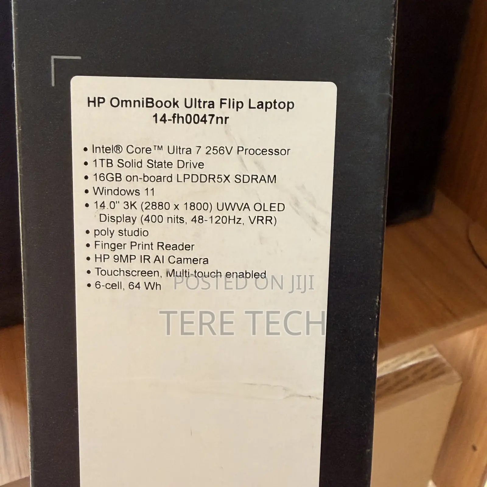 New Laptop HP OmniBook Ultra Flip 14" 16GB Intel Core Ultra 7 SSD 1T