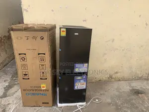 Nasco 207 Liters Double Door Bottom Fridge