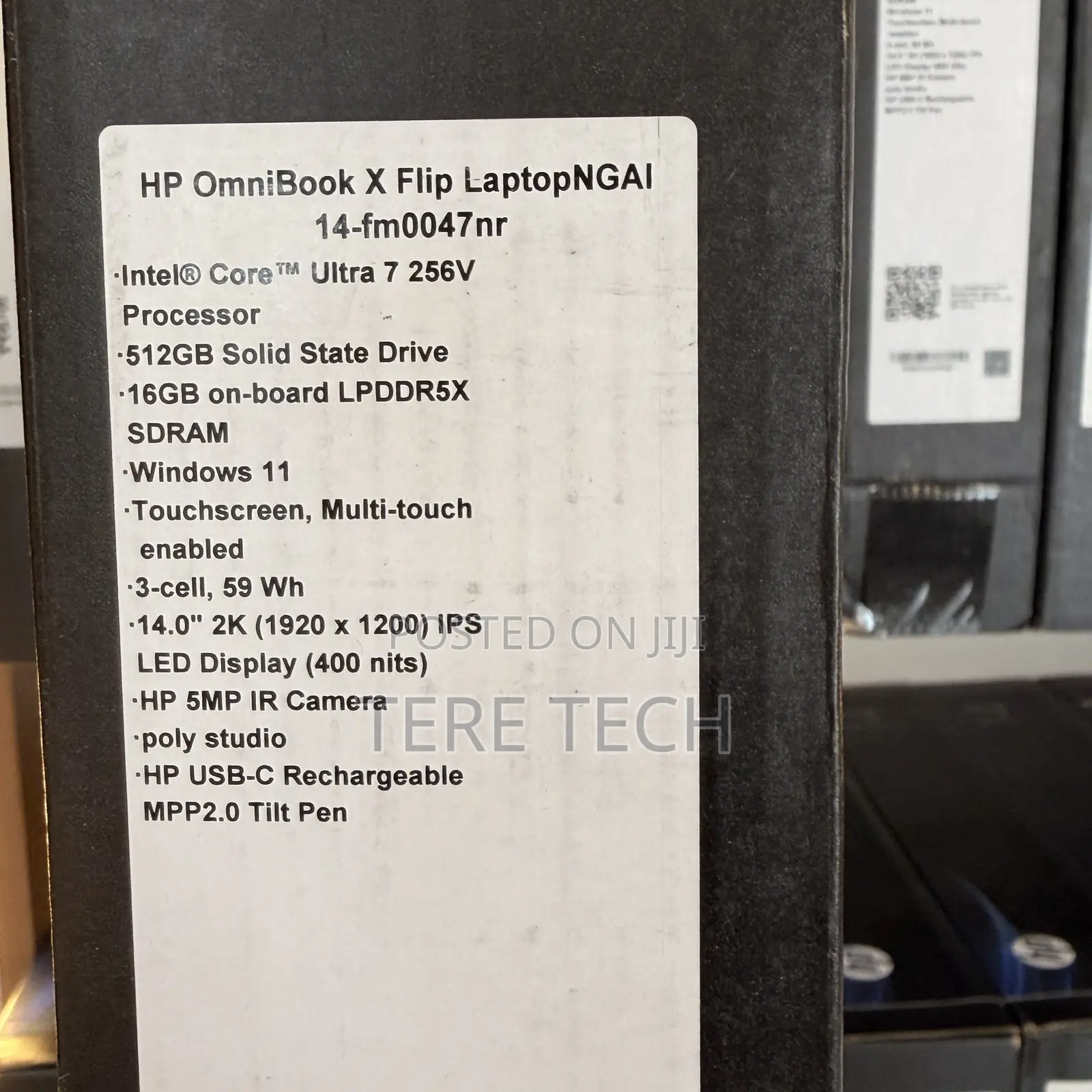 New Laptop HP OmniBook X Flip 14" 16GB Intel Core Ultra 7 SSD 512GB