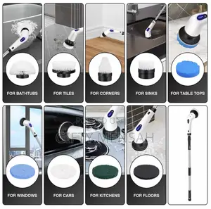 9 in 1 Multifunctional Electric Cleaning Brush