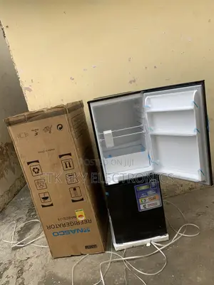 Efficient Nasco 207 Liters Double Door Fridge