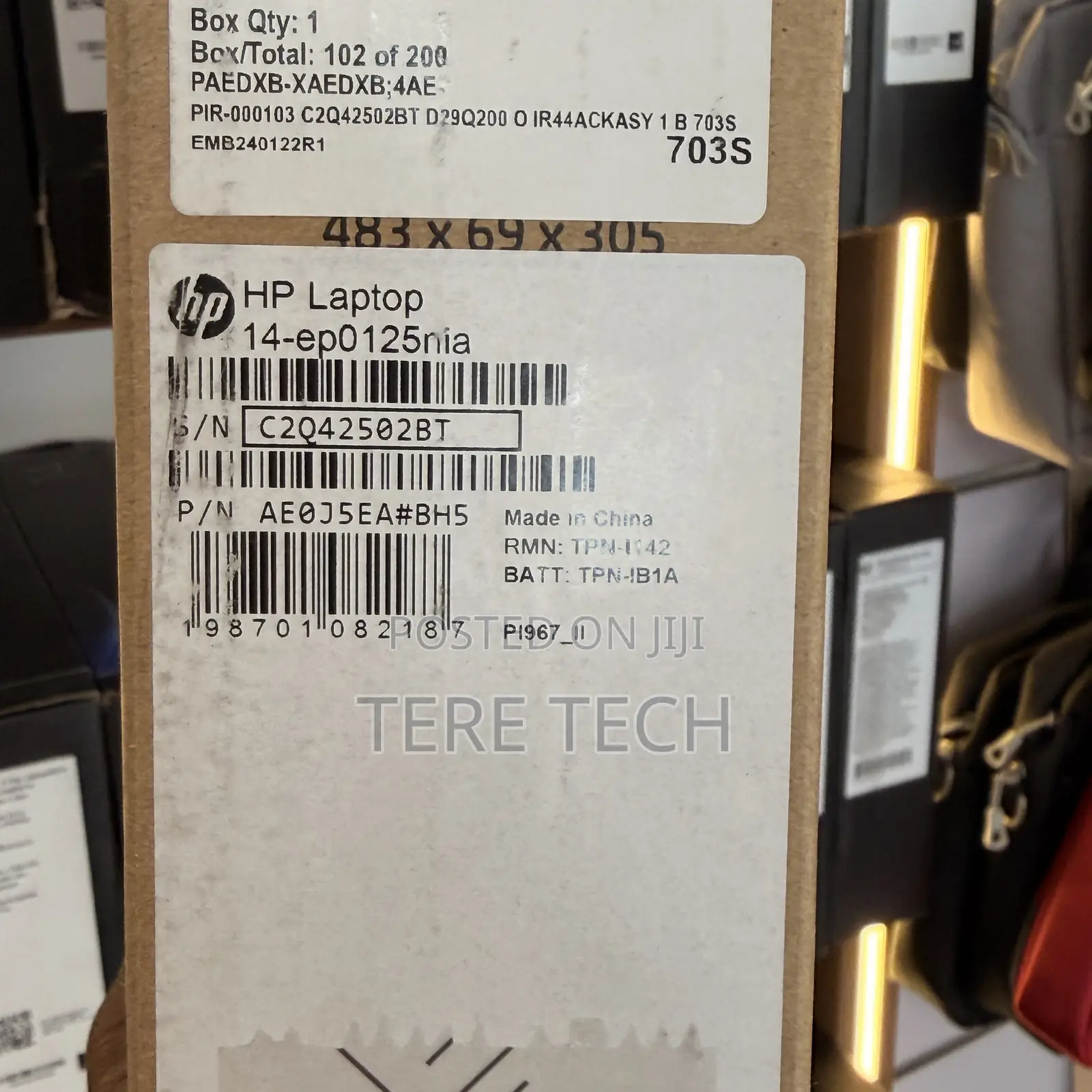 New Laptop HP 8GB Intel Core i3 SSD 512GB